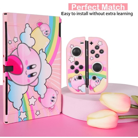 Nintendo Pink Handheld Console with Kirby Design - Picture 5 of 6